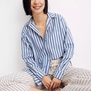 Oversized Ex-Boyfriend Shirt in Mullins Stripe